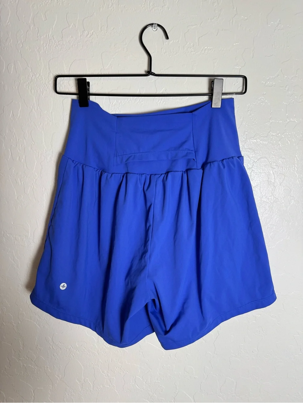 Halara SoftlyZero Airy 2-in-1 Yoga Shorts Aster Blue Medium Long